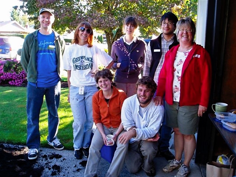 rain garden volunteers