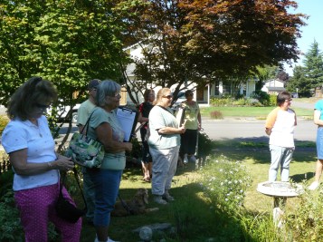 rain garden tour rain garden tour