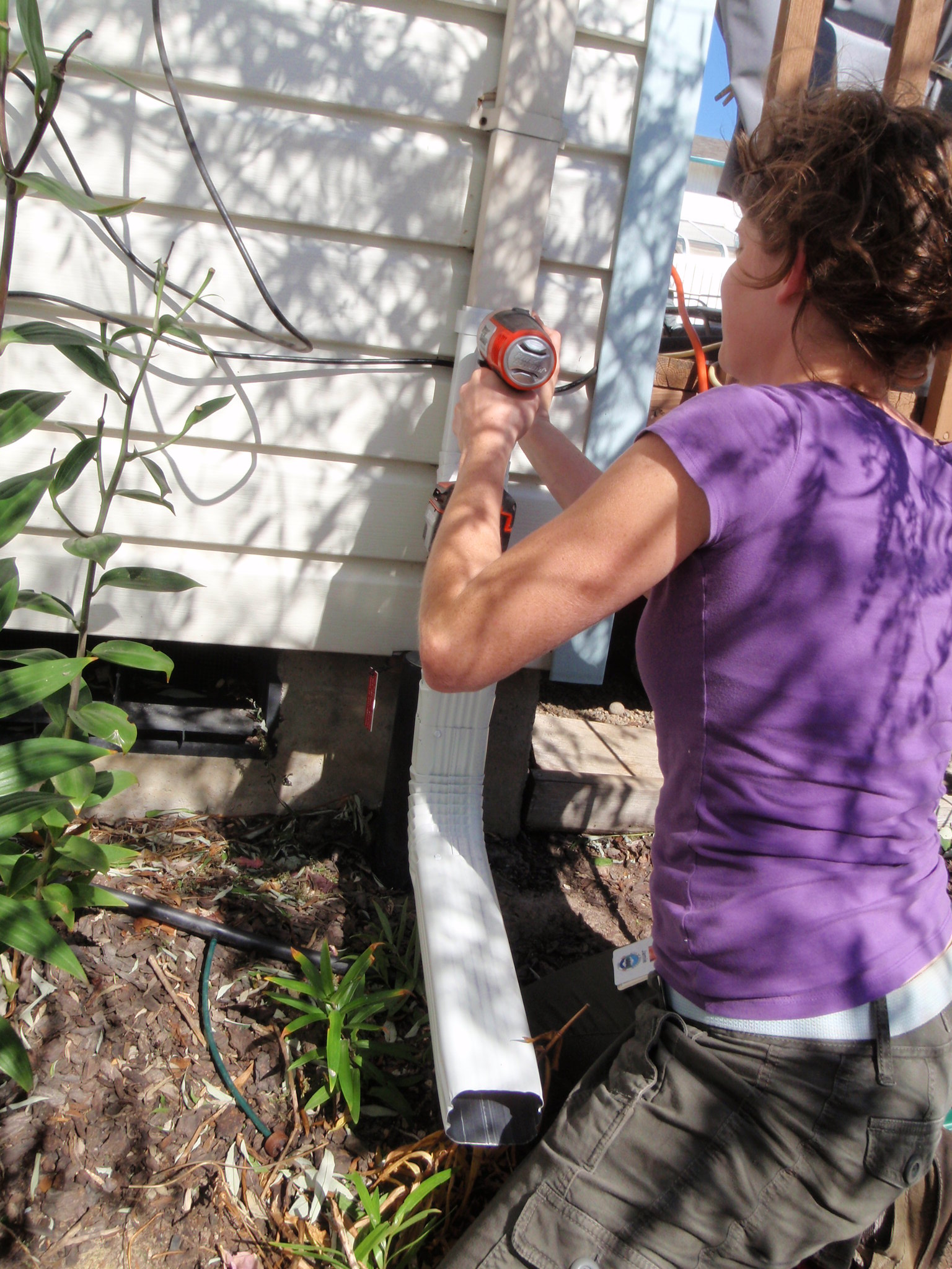 downspout disconnection